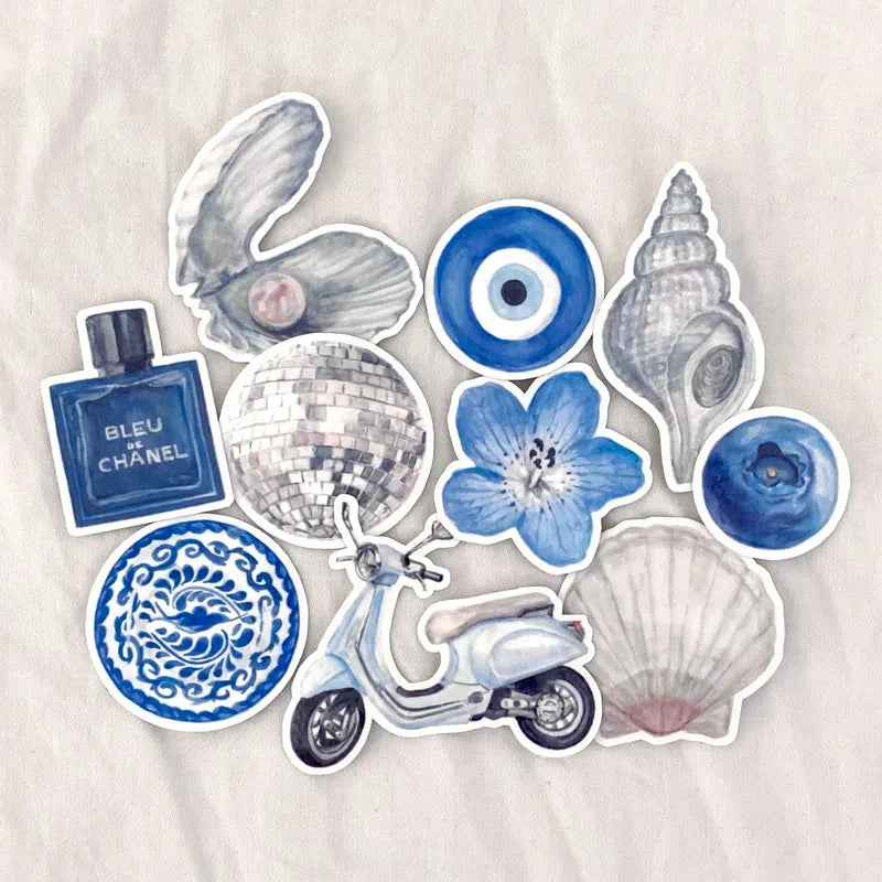The Coastal Girl Sticker Pack