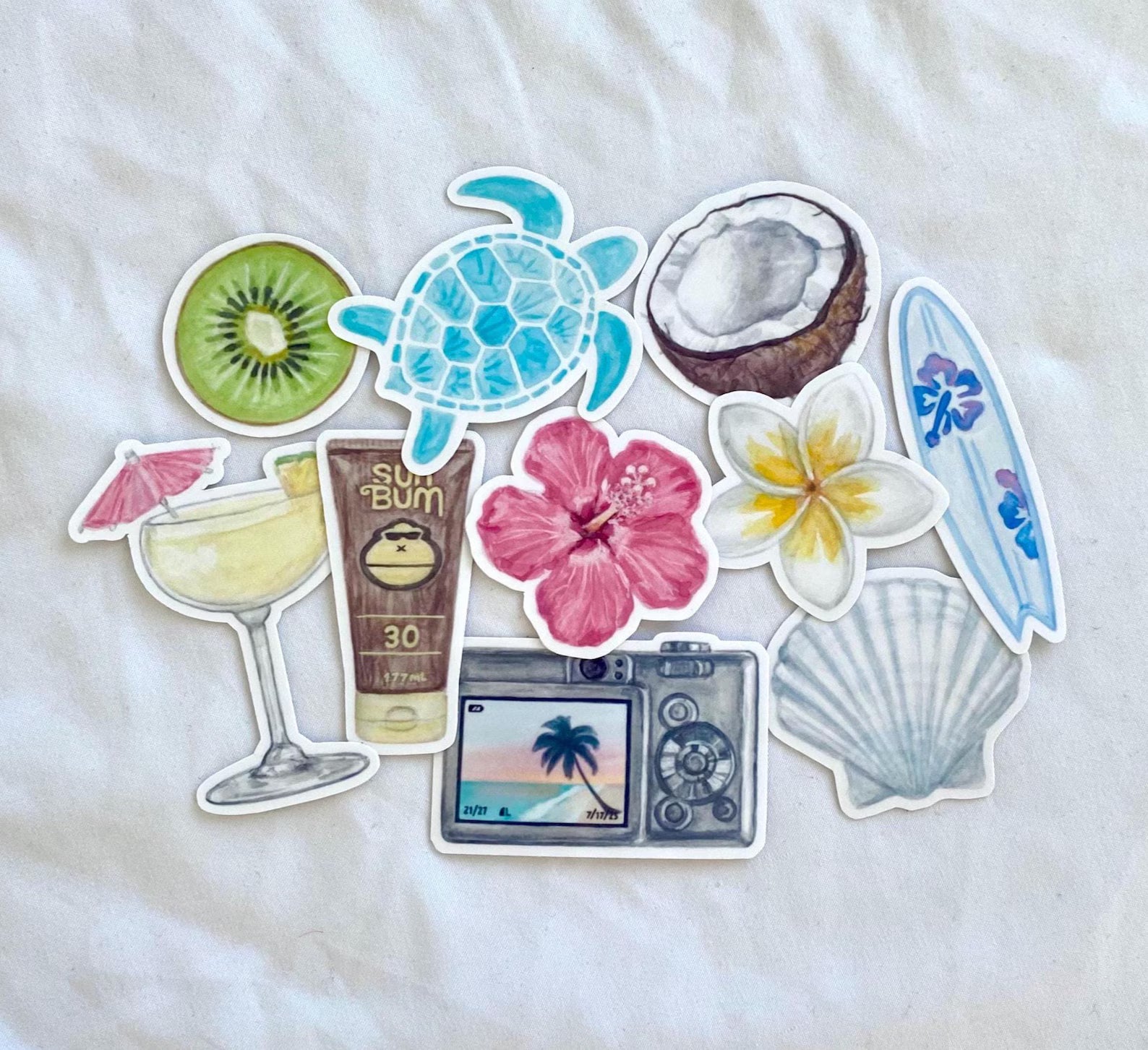 The Coconut Girl Sticker Pack