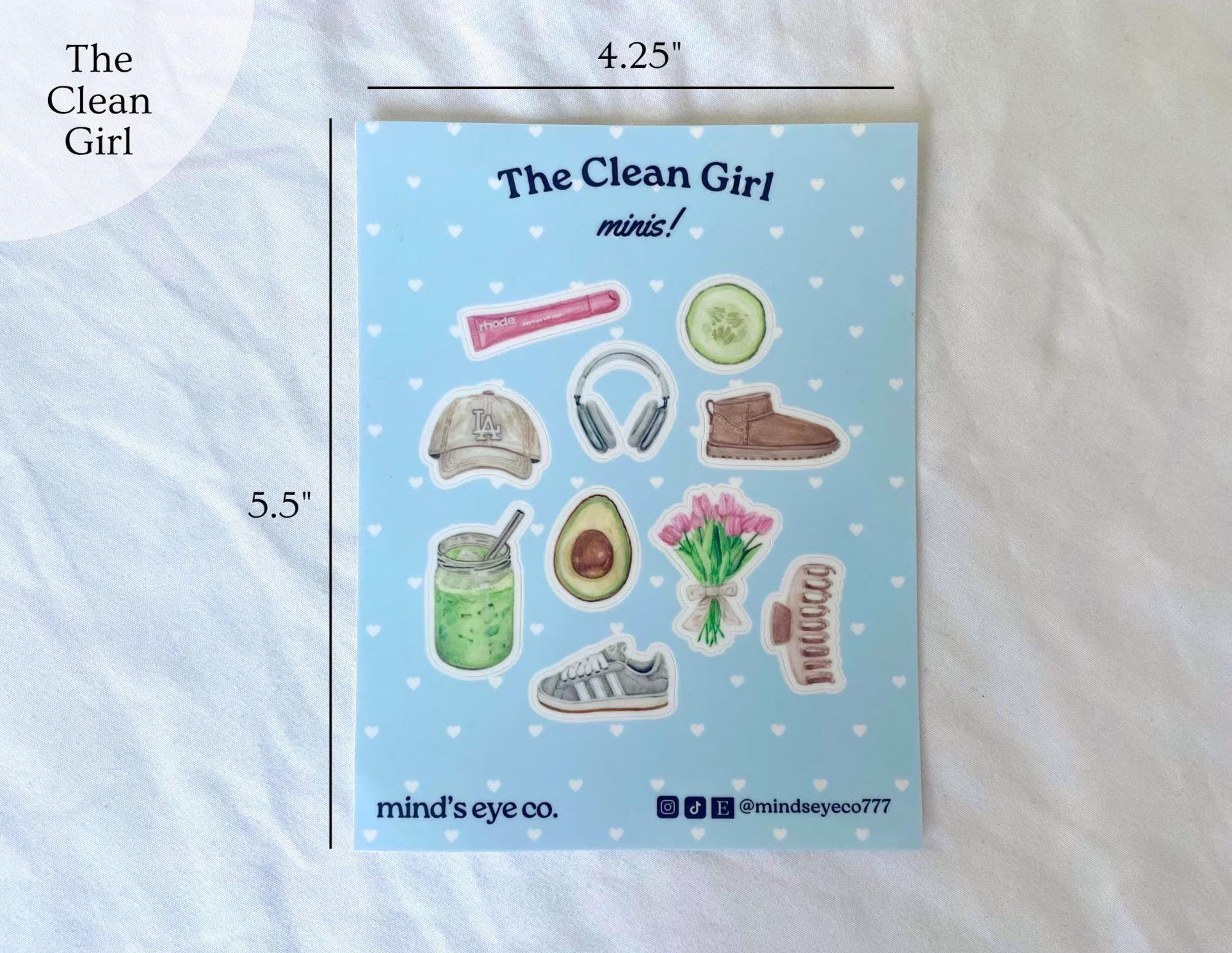 The Minis: Aesthetic Sticker Sheets
