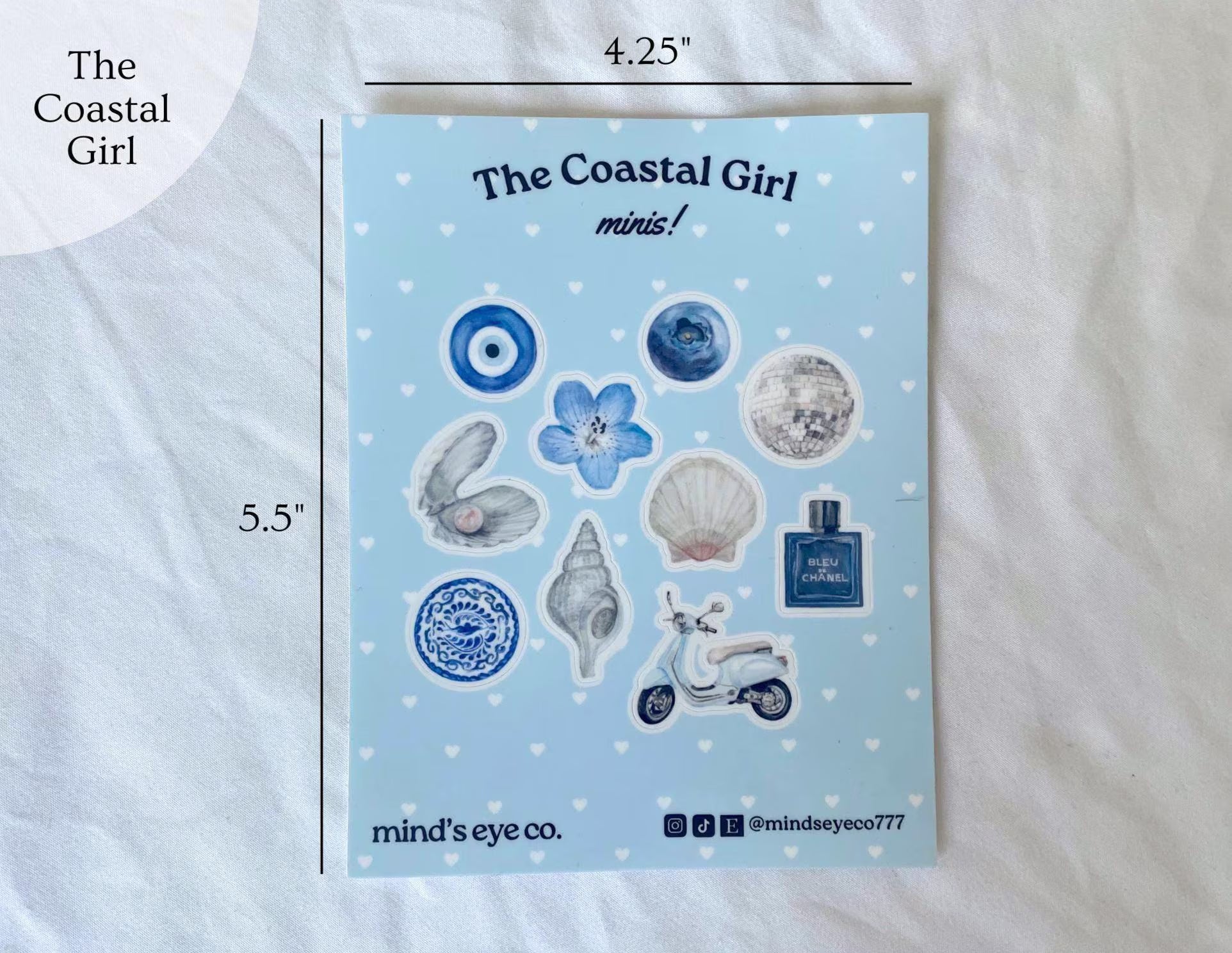 The Minis: Aesthetic Sticker Sheets