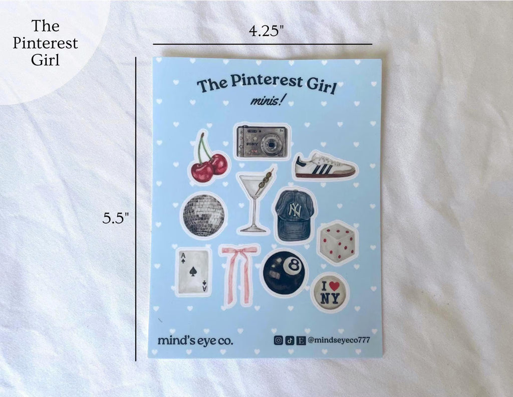 The Minis: Aesthetic Sticker Sheets