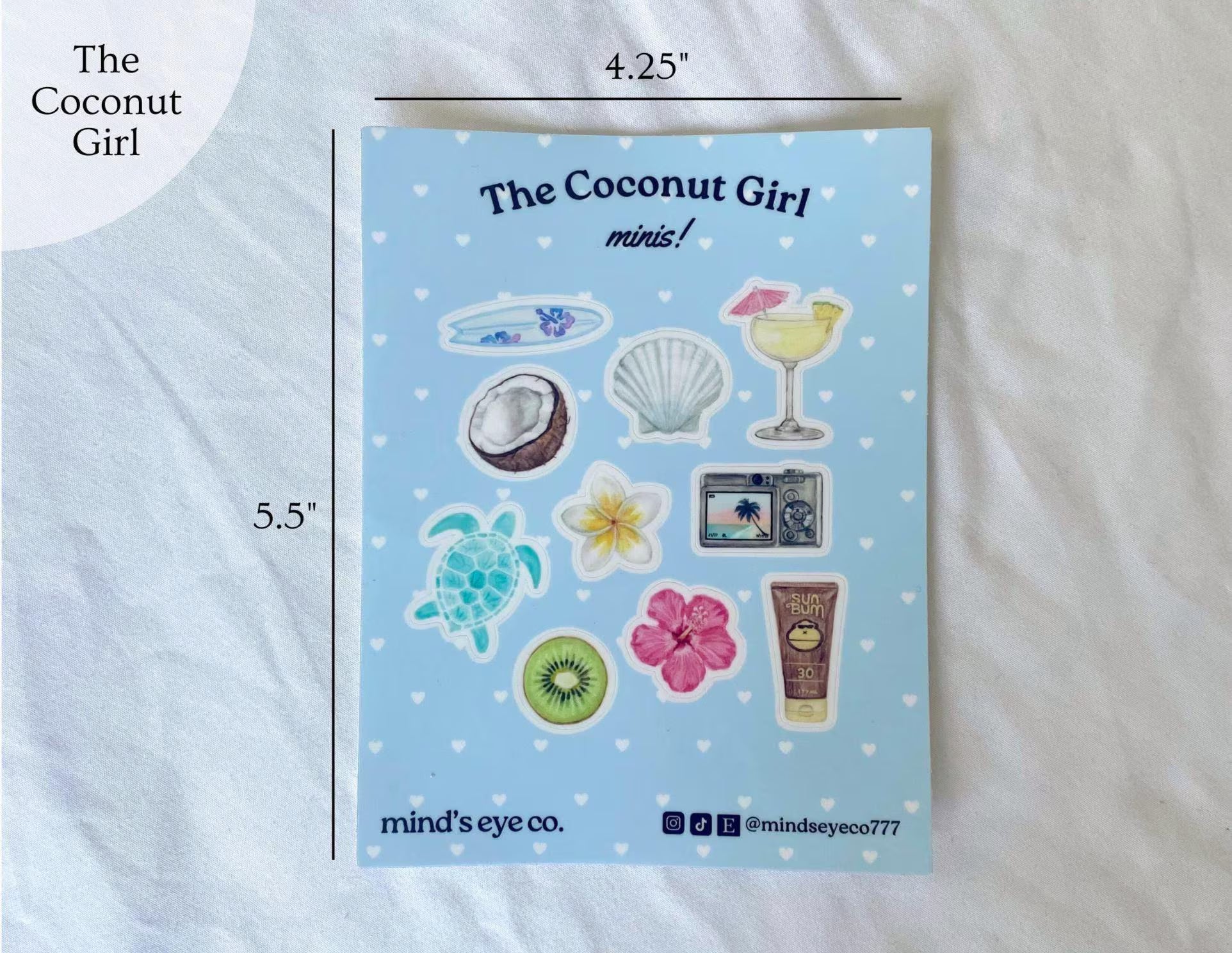 The Minis: Aesthetic Sticker Sheets
